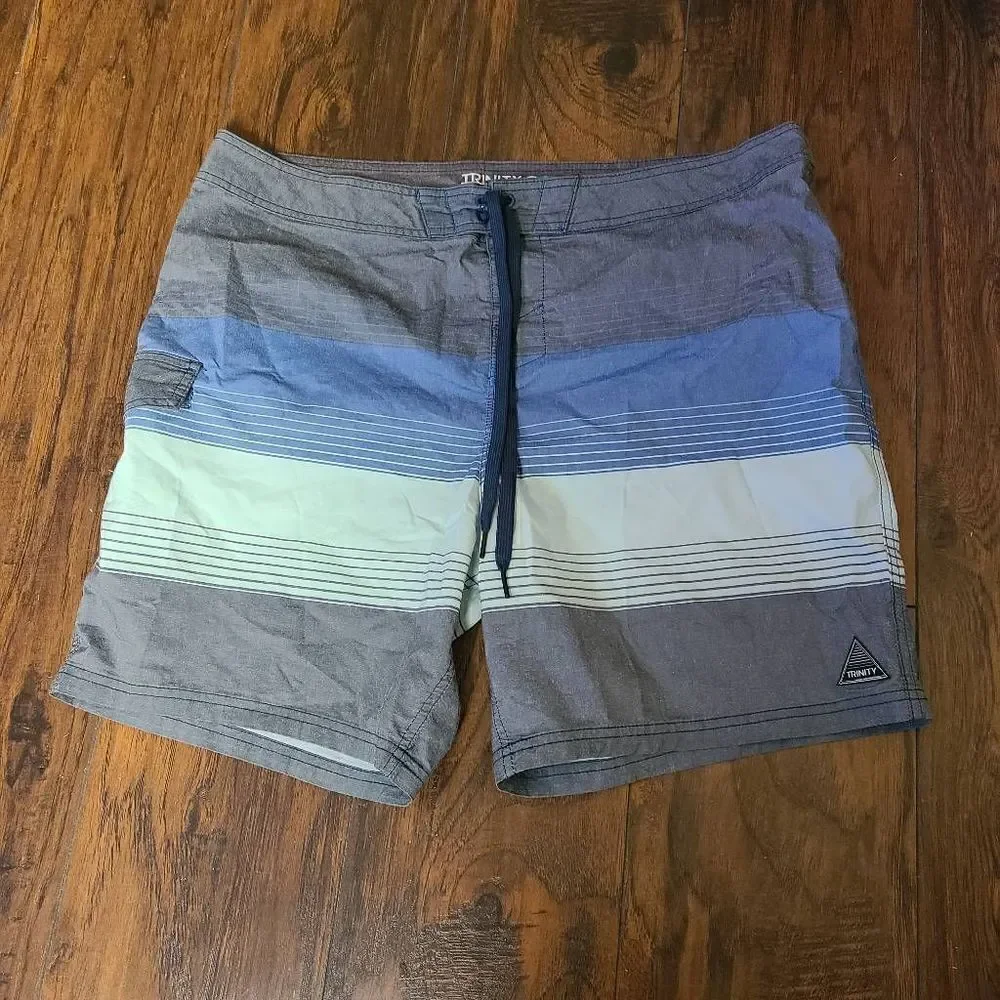 Trinity Striped Board Shorts